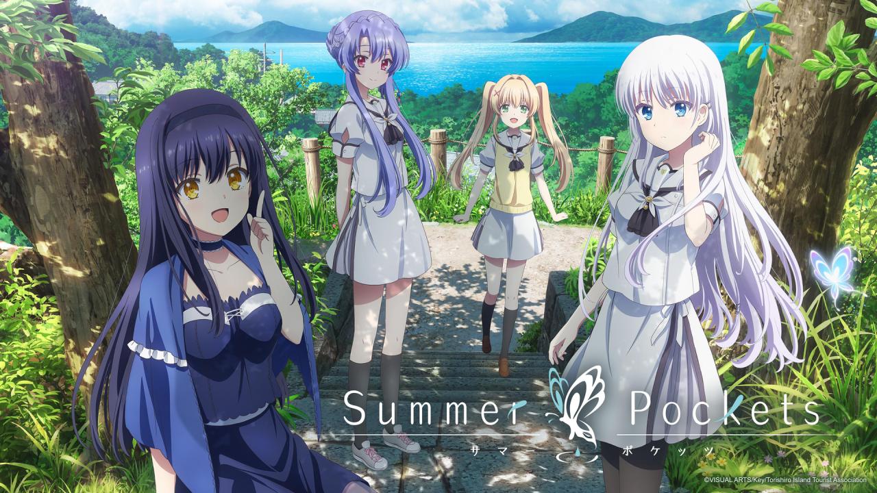 مشاهدة انمي Summer Pockets الحلقة 1 الاولي مترجمة HD